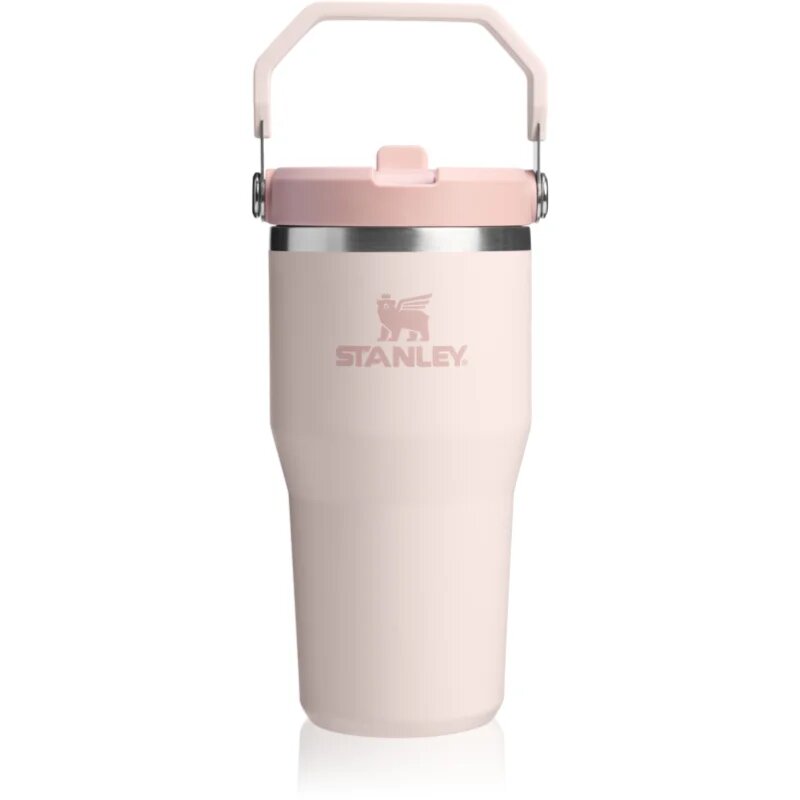 Stanley IceFlow™ Flip Straw Tumbler rozsdamentes kulacs Rose Quartz 600 ml