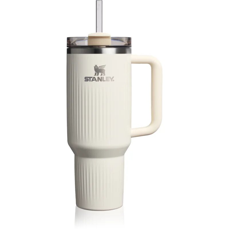 Stanley Quencher H2.O FlowState™ Fluted Tumbler rozsdamentes termosz szívószállal nagy Cream Gloss 1 db
