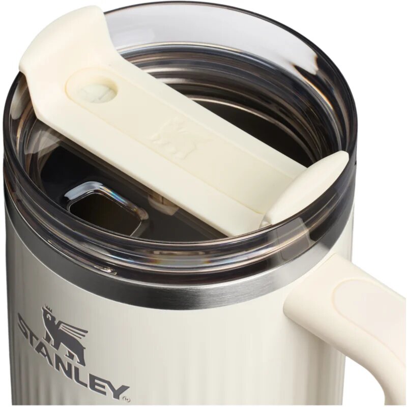 Stanley Quencher H2.O FlowState™ Fluted Tumbler rozsdamentes termosz szívószállal nagy Cream Gloss 1 db