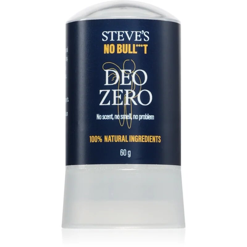 Steve's No Bull***t Deo Zero természetes szilárd dezodor férfiaknak és nőknek 60 g