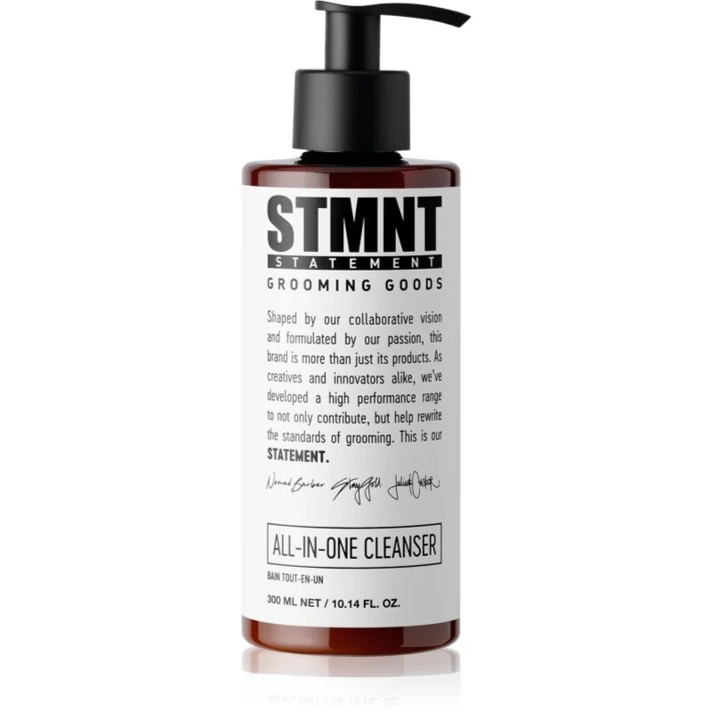 STMNT Care All-In-One Cleanser sampon hajra szakállra és testre 300 ml
