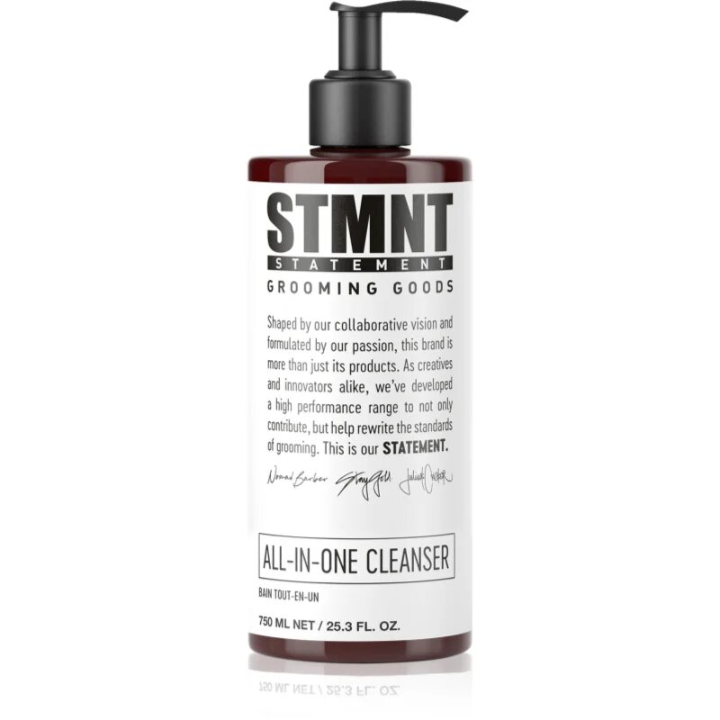 STMNT Care All-In-One Cleanser sampon hajra szakállra és testre 750 ml
