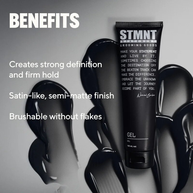 STMNT Nomad Barber Gel styling gél a formáért és a fixálásért 150 ml