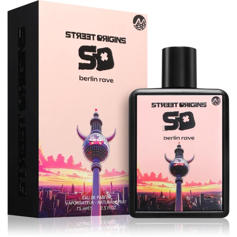 Street Origins Berlin Rave Eau de Parfum uraknak 75 ml