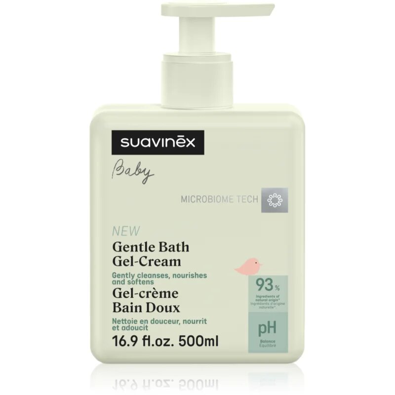 Suavinex Baby Gentle Bath Gel-Cream fürdőgél 500 ml