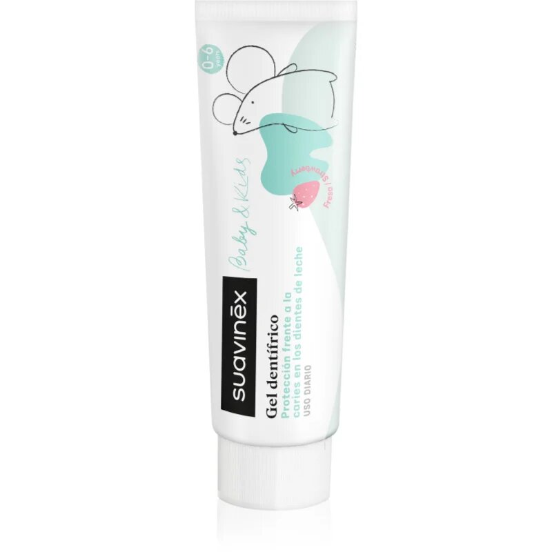 Suavinex Baby & Kids fogkrém gyermekeknek eper ízzel 50 ml