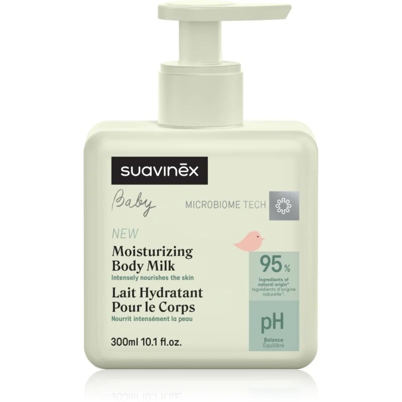 Suavinex Baby Moisturizing Body Milk hidratáló testápoló gyerekeknek és újszülötteknek 300 ml