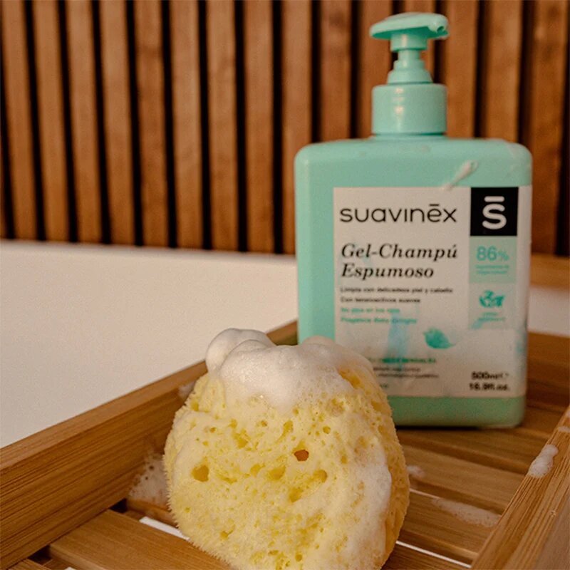 Suavinex Baby Natural Mediterranean Sponge gyermek fürdőszivacs 1 db