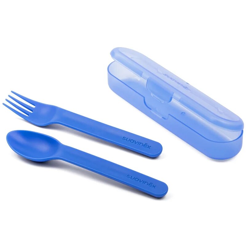 Suavinex Booo étkészlet Blue 12m+ 1 db