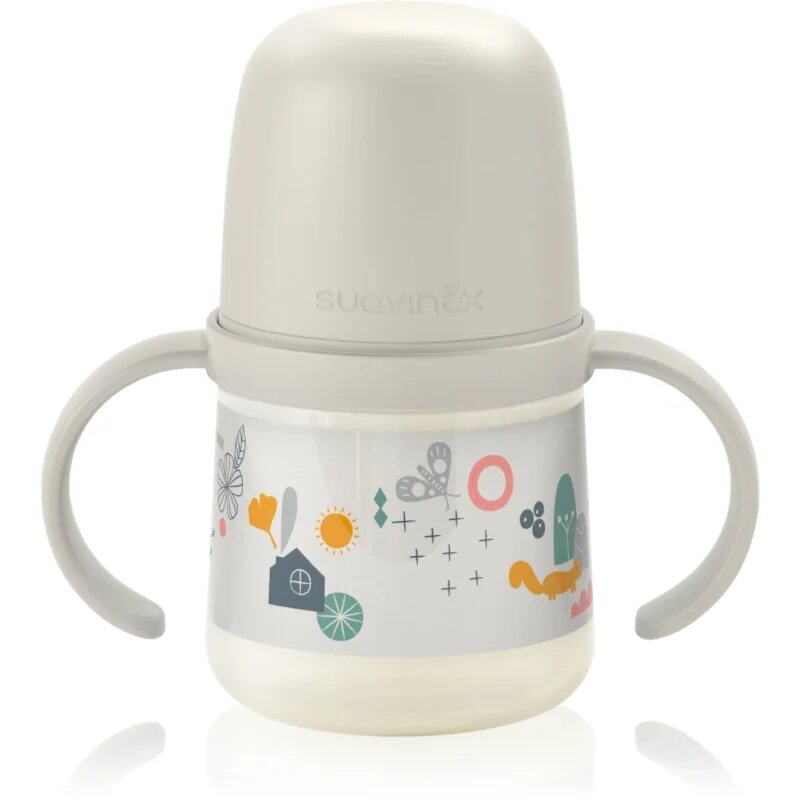 Suavinex Walk First gyerekkulacs fogantyúval 6 m+ Cream 1 db