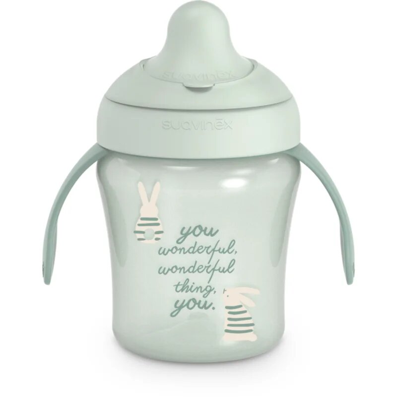 Suavinex Wonderland Learning Cup gyakorlóbögre Green 200 ml