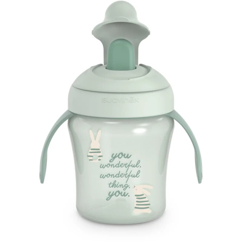 Suavinex Wonderland Learning Cup gyakorlóbögre Green 200 ml