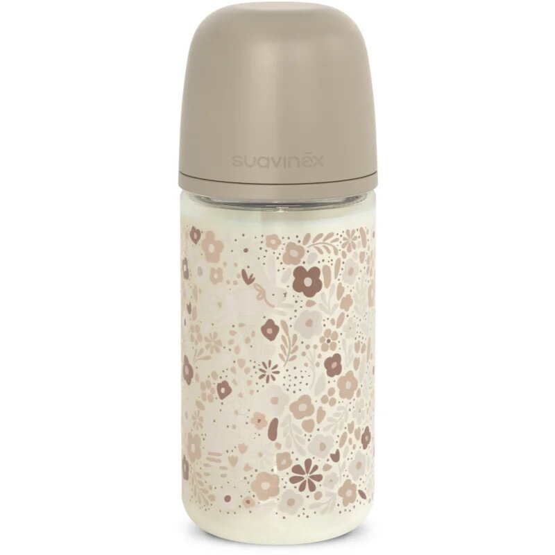 Suavinex Wonderland SX PRO +3 MF gyerekkulacs Cream-Coloured Flower 240 ml