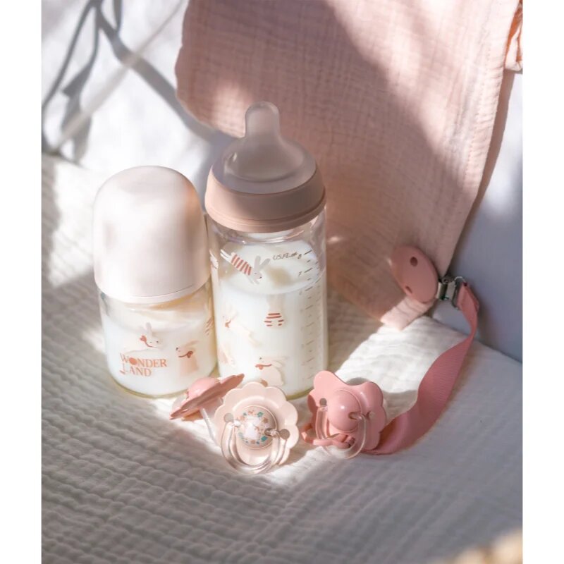 Suavinex Wonderland SX PRO +3 MF gyerekkulacs Cream-Coloured Flower 240 ml