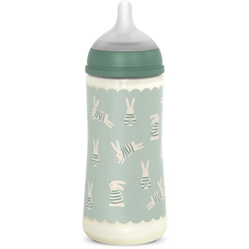 Suavinex Wonderland SX Pro Physiological Anti-Colic cumisüveg Green Bunny 360 ml