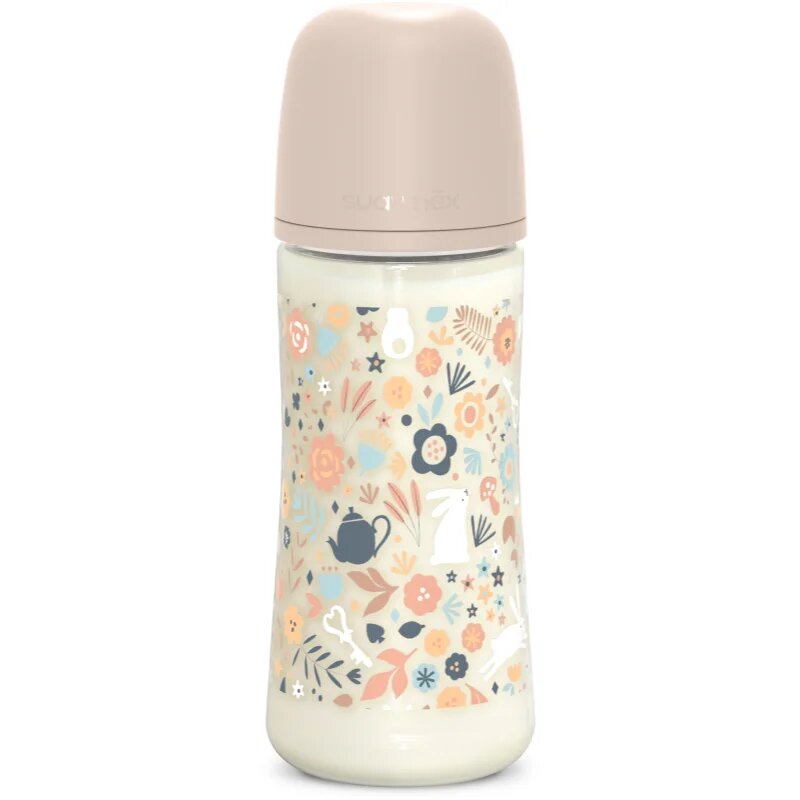 Suavinex Wonderland SX Pro Physiological Anti-Colic cumisüveg L Dense Flow 6 m+ Liberty Pink 1 db