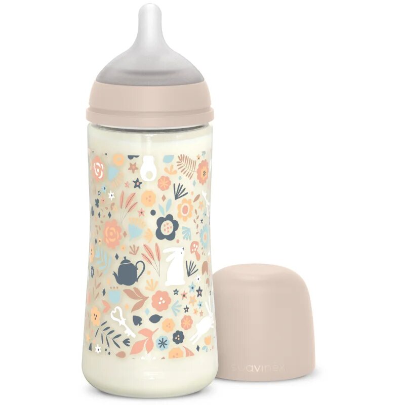 Suavinex Wonderland SX Pro Physiological Anti-Colic cumisüveg L Dense Flow 6 m+ Liberty Pink 1 db