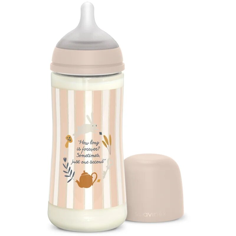 Suavinex Wonderland SX Pro Physiological Anti-Colic cumisüveg L Dense Flow 6 m+ Pink 1 db