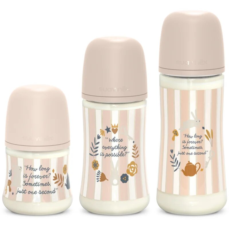 Suavinex Wonderland SX Pro Physiological Anti-Colic cumisüveg L Dense Flow 6 m+ Pink 1 db