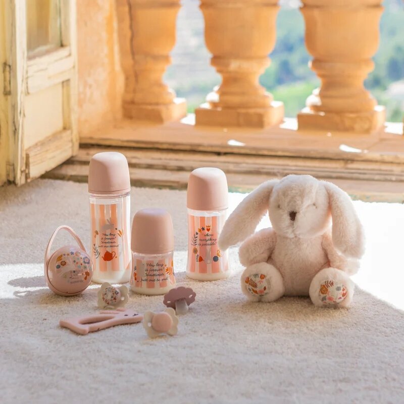 Suavinex Wonderland SX Pro Physiological Anti-Colic cumisüveg L Dense Flow 6 m+ Pink 1 db