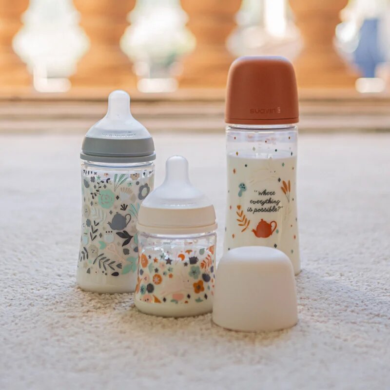 Suavinex Wonderland SX Pro Physiological Anti-Colic cumisüveg S Slow Flow 0 m+ Cream 1 db