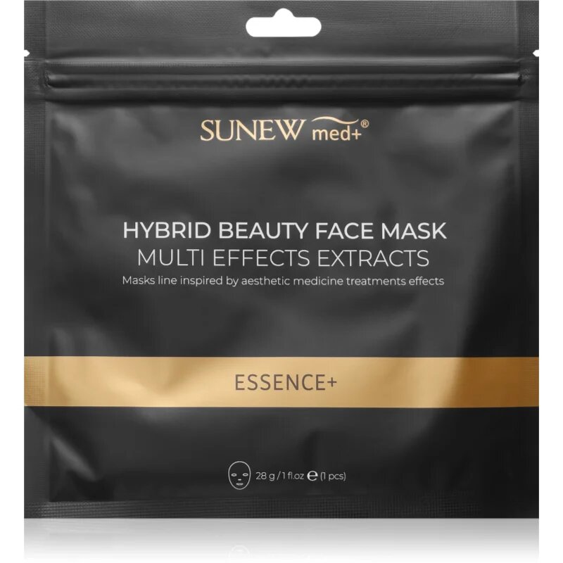 SUNEWMED+ ESSENCE+ Face Sheet Mask with Peptides and Snail Mucin hidratáló gézmaszk peptidekkel 4 db