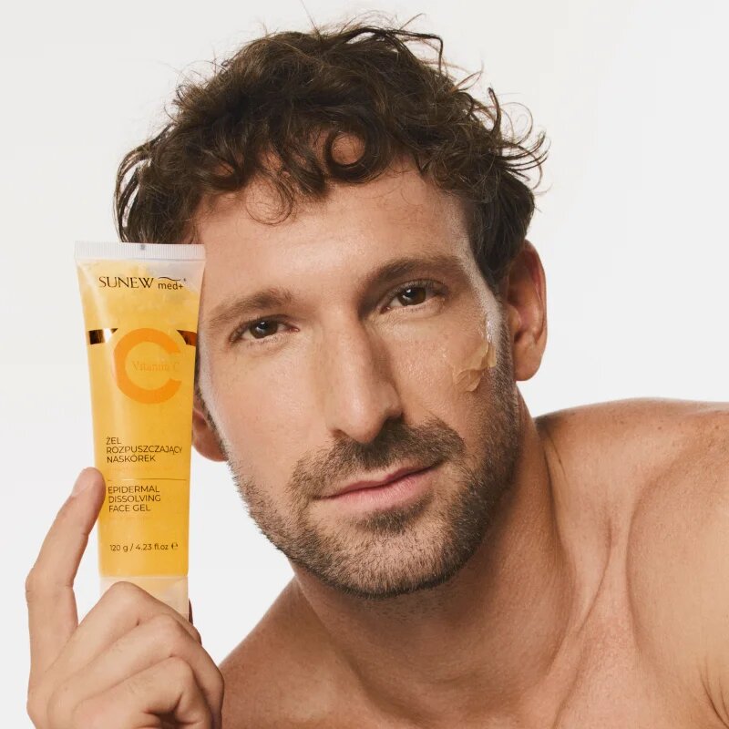 SUNEWMED+ Exfoliating Face Gel tisztító gél elhalt bőr eltávolításához 120 g