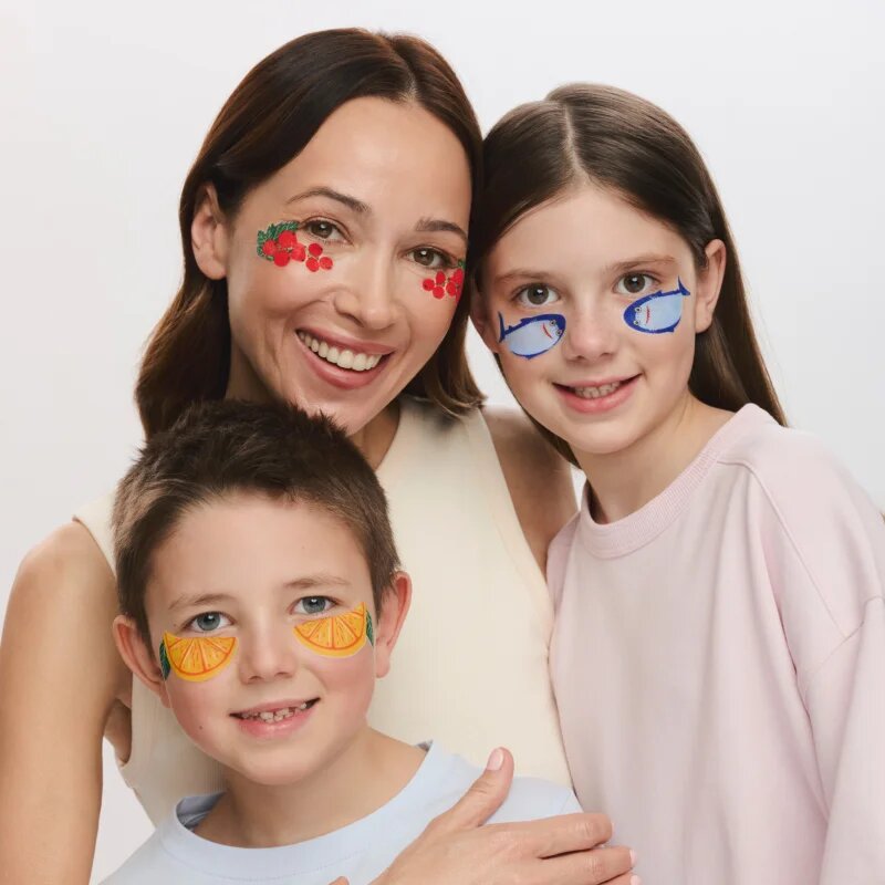 SUNEWMED+ Family Eye Patches regeneráló hidrogéles szem alatti párnácskák ceramidokkal 4x2 db