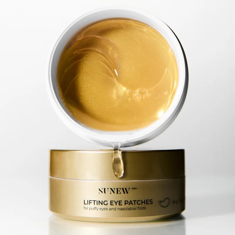 SUNEWMED+ Lifting Eye Patches for Puffiness and Nasolabial Folds feszesítő géles párnácskák a szemek alá lifting hatással 60 db