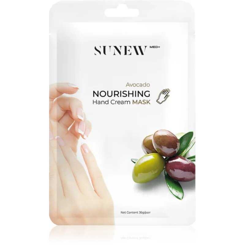 SUNEWMED+ Moisturising Hand Mask with Jojoba Oil and Olive Oil hidratáló maszk kézre olívaolajjal 1 pár