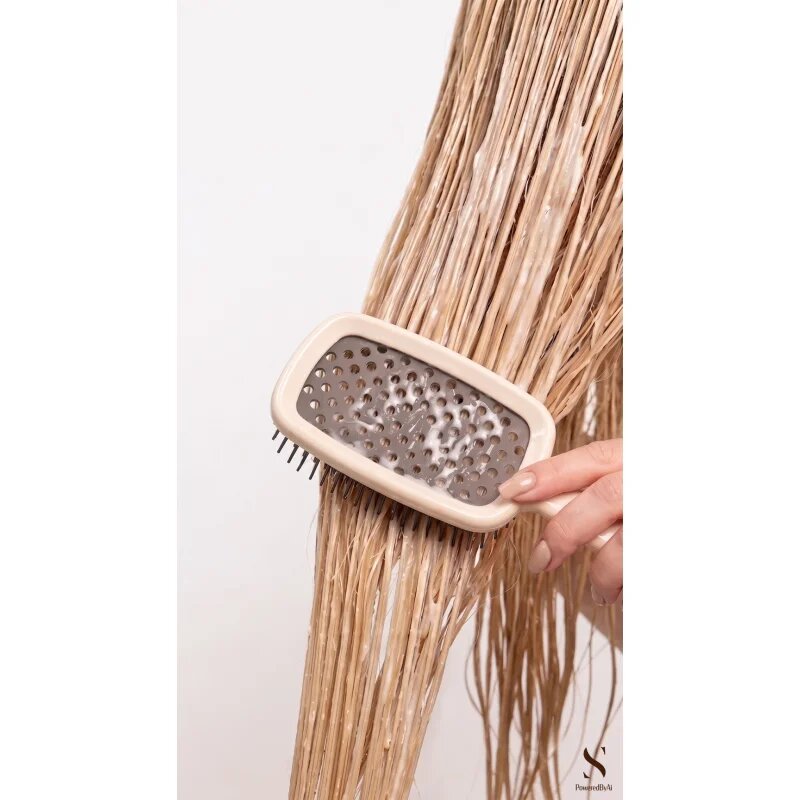 SUNEWMED+ Silk & Glow Detangling Hair Brush hajkefe a könnyű kifésülésért 1 db