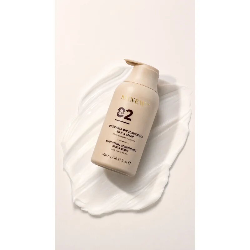 SUNEWMED+ Silk & Glow Repairing Conditioner hajkisimító kondicionáló a fénylő és selymes hajért 500 ml