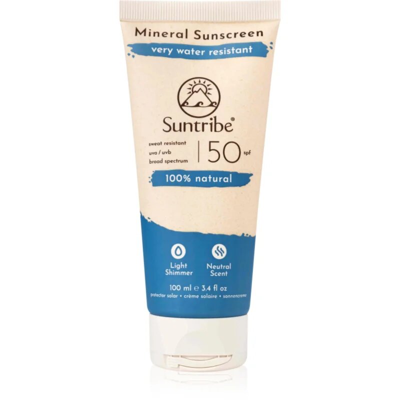 Suntribe Mineral Sunscreen ásványi védőkrém arcra és testre SPF 50 100 ml