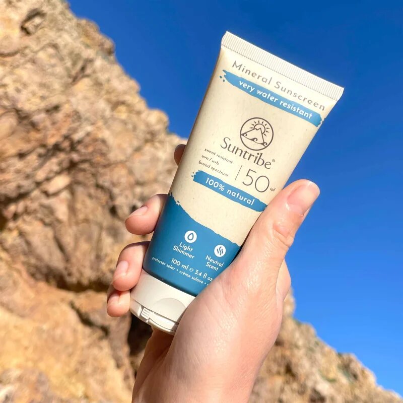 Suntribe Mineral Sunscreen ásványi védőkrém arcra és testre SPF 50 100 ml