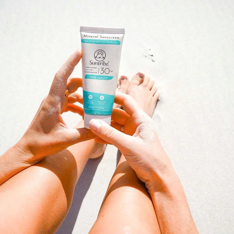 Suntribe Mineral Sunscreen napozó krém ásványi anyagokkal SPF 30 100 ml