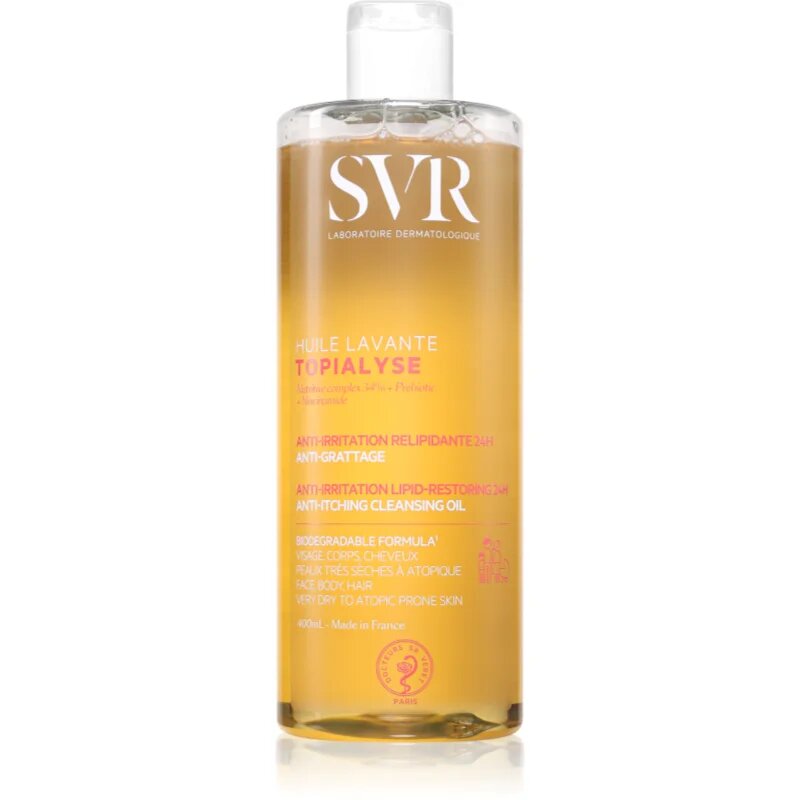 SVR Topialyse tisztító micellás olaj száraz és atópiás bőrre 400 ml