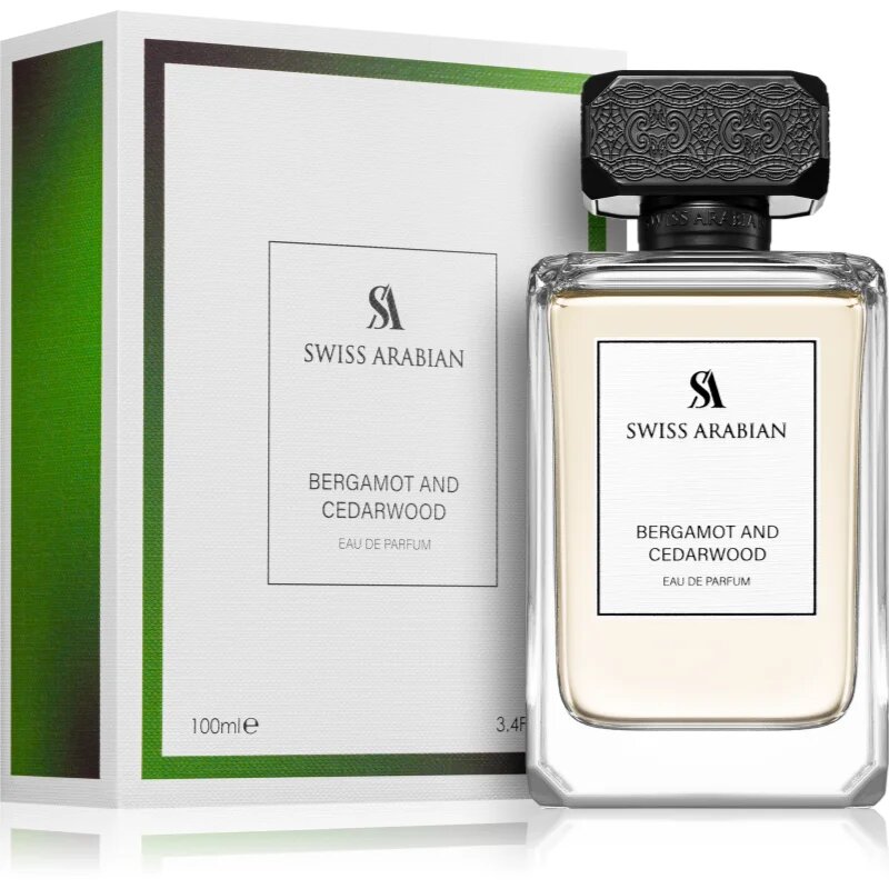 Swiss Arabian Bergamot and Cedarwood Eau de Parfum uraknak 100 ml