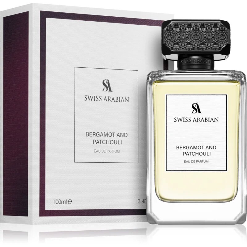Swiss Arabian Bergamot and Patchouli Eau de Parfum uraknak 100 ml