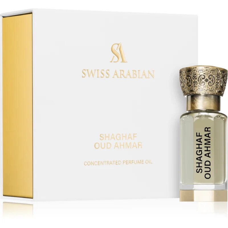 Swiss Arabian Shaghaf Oud Ahmar illatos olaj unisex 12 ml