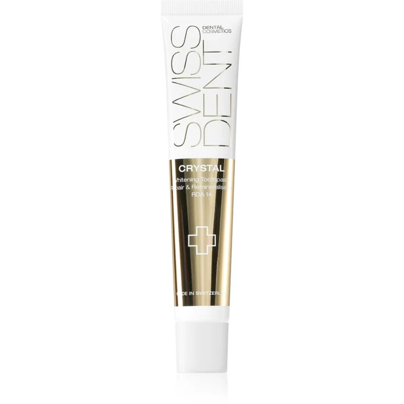 Swissdent Crystal Repair and Remineralisation ásványfeltöltő fogkrém fehérítő hatással 50 ml