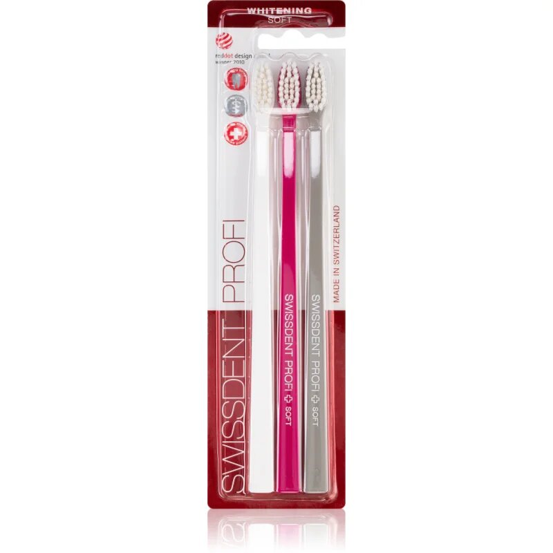 Swissdent Profi Whitening soft fogkefék 3 db
