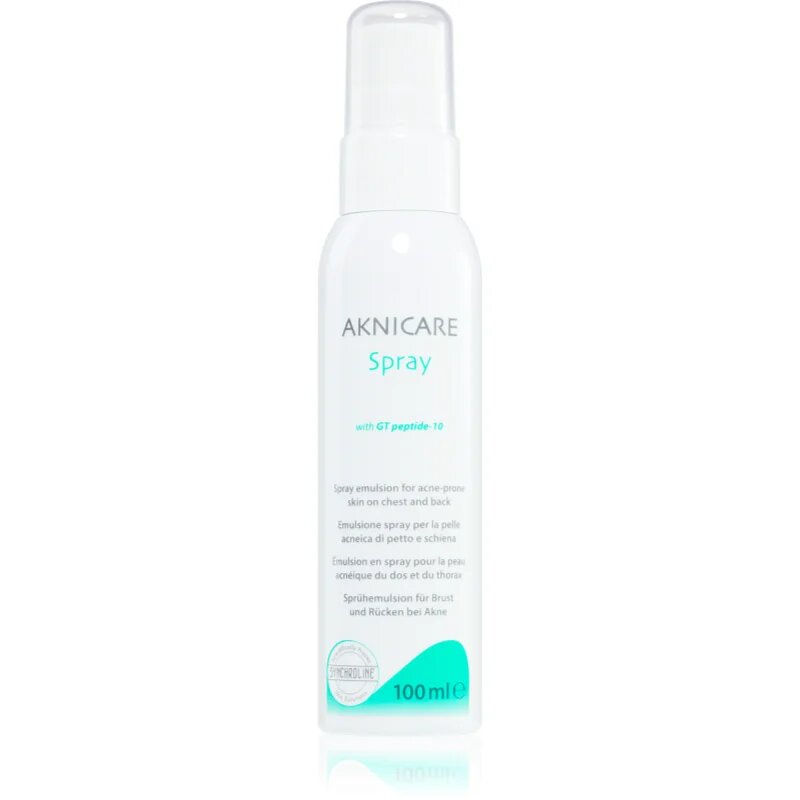Synchroline Aknicare CB emulzió spray a háton és mellkason lévő pattanások redukálására 100 ml
