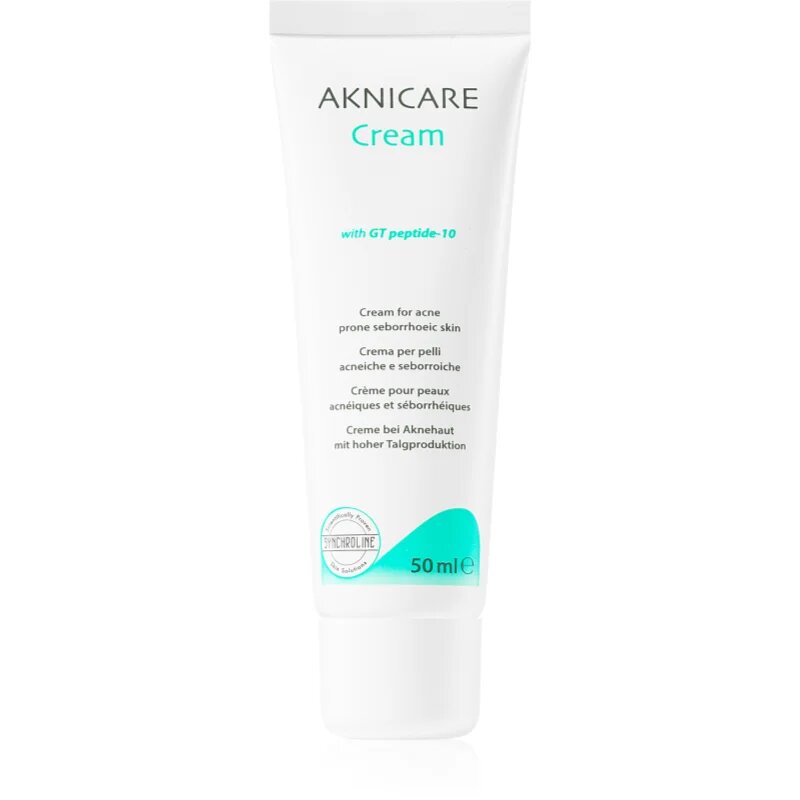 Synchroline Aknicare krém pattanásos és szeborrhoeás dermatitiszes bőrre 50 ml