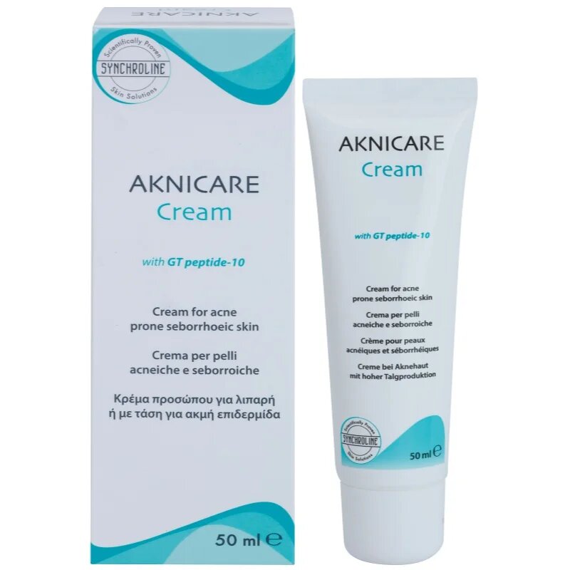 Synchroline Aknicare krém pattanásos és szeborrhoeás dermatitiszes bőrre 50 ml