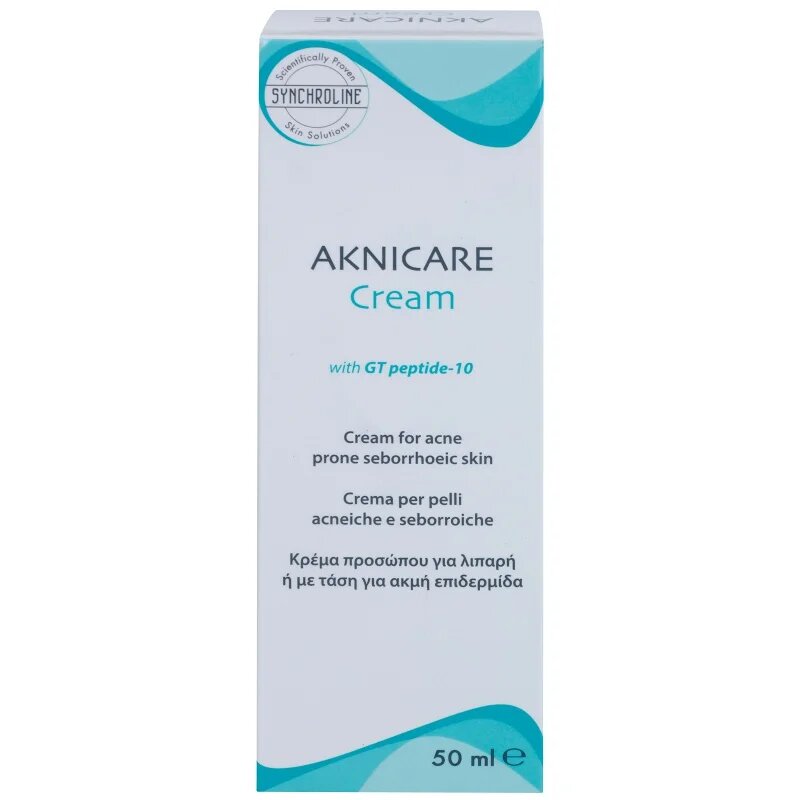 Synchroline Aknicare krém pattanásos és szeborrhoeás dermatitiszes bőrre 50 ml