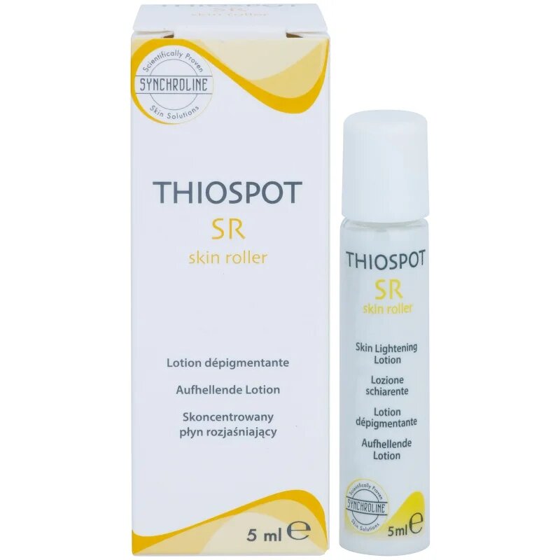 Synchroline Thiospot SR helyi ápolás hiperpigmentációs bőrre roll-on 5 ml