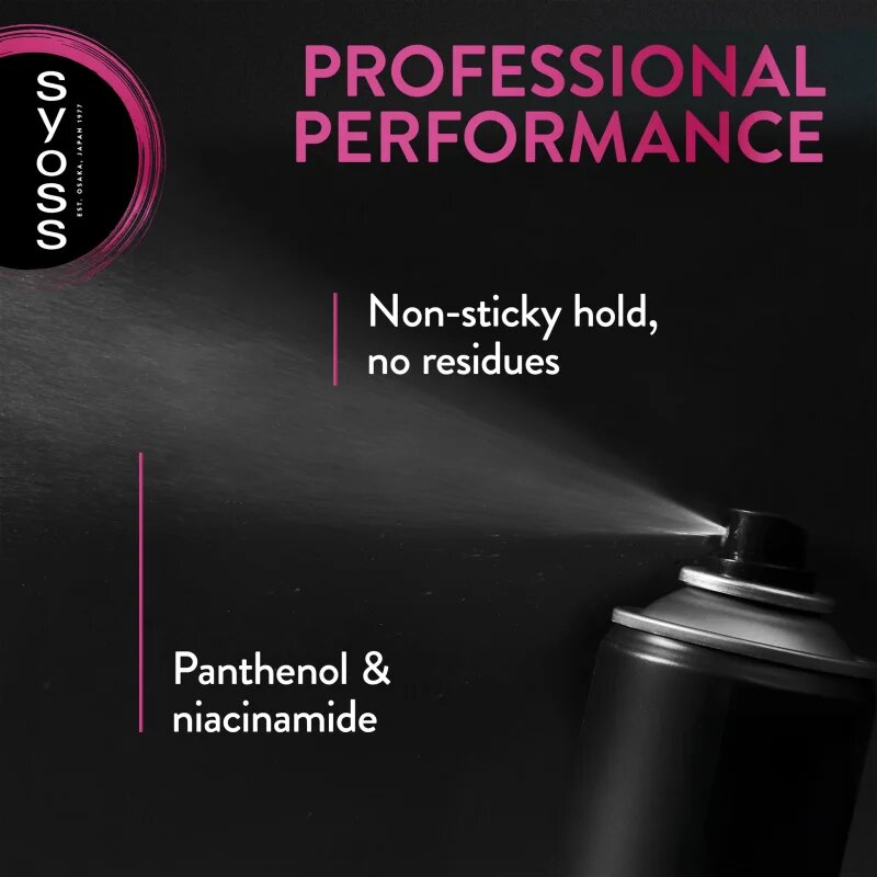 Syoss Ceramide Hairspray hajlakk extra erős fixáló hatású 300 ml