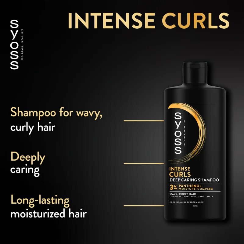 Syoss Curls & Waves sampon hullámos és göndör hajra 440 ml