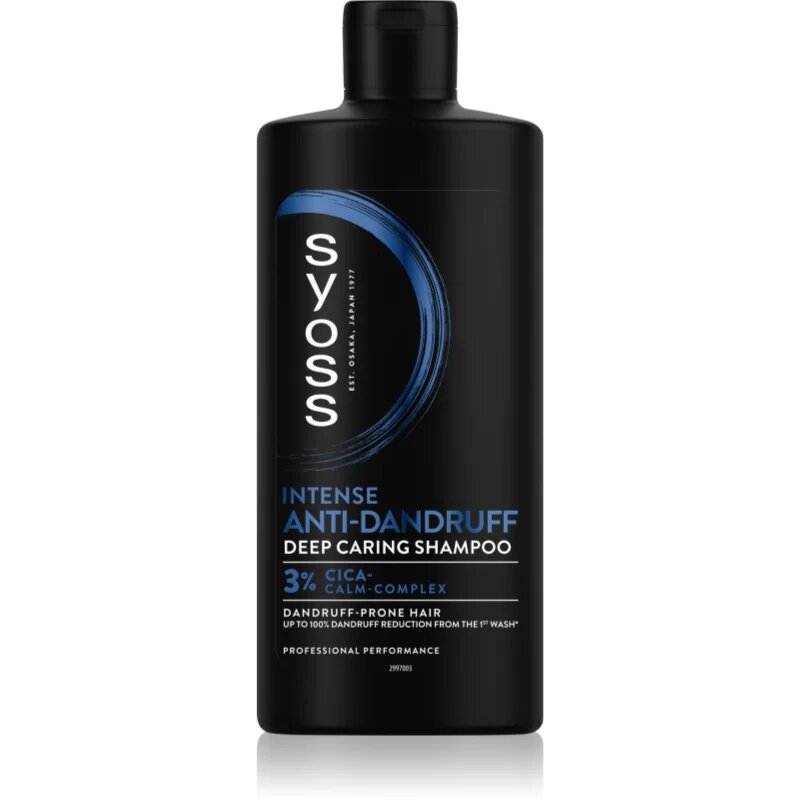 Syoss Intense Anti-Dandruff korpásodás elleni sampon száraz viszkető fejbőrre 440 ml