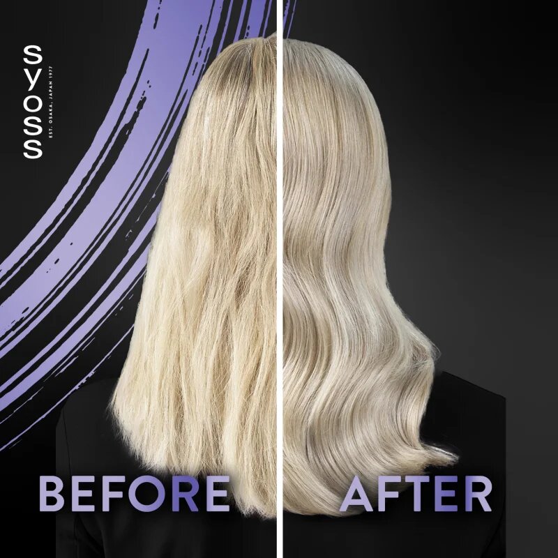 Syoss Intense Blonde lila sampon szőke és ősz hajra 440 ml